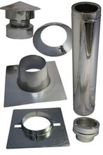 Dakdoorvoer plat dak pelletkachel 100/150, Ophalen, Nieuw