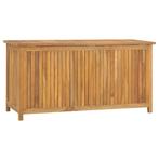 Tuinbox 114x50x58 cm massief teakhout (Schuurtjes-Rekken), Tuin en Terras, Tuinhuizen, Verzenden, Nieuw