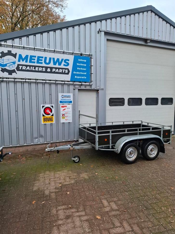 Bakwagen Tandemasser Aanhangwagen 750KG Ongeremd Aanhanger, Auto diversen, Aanhangers en Bagagewagens, Gebruikt, Ophalen