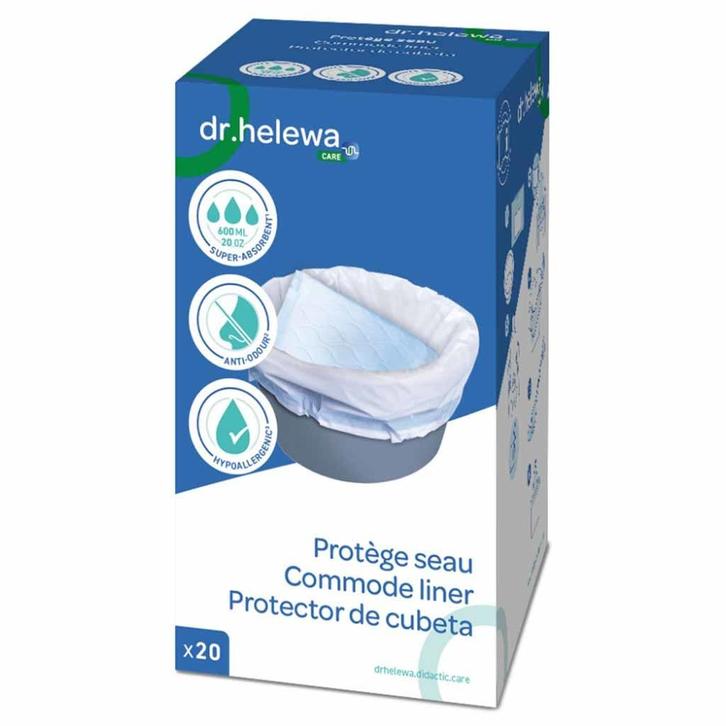 Hygiënische opvangzakken voor toiletemmer Postoel | Dr Helew, Diversen, Verpleegmiddelen, Ophalen of Verzenden