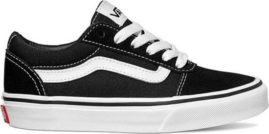 Vans Youth Ward Sneakers - (Suede/Canvas)Black/White - Maat, Kleding | Dames, Schoenen, Nieuw, Verzenden