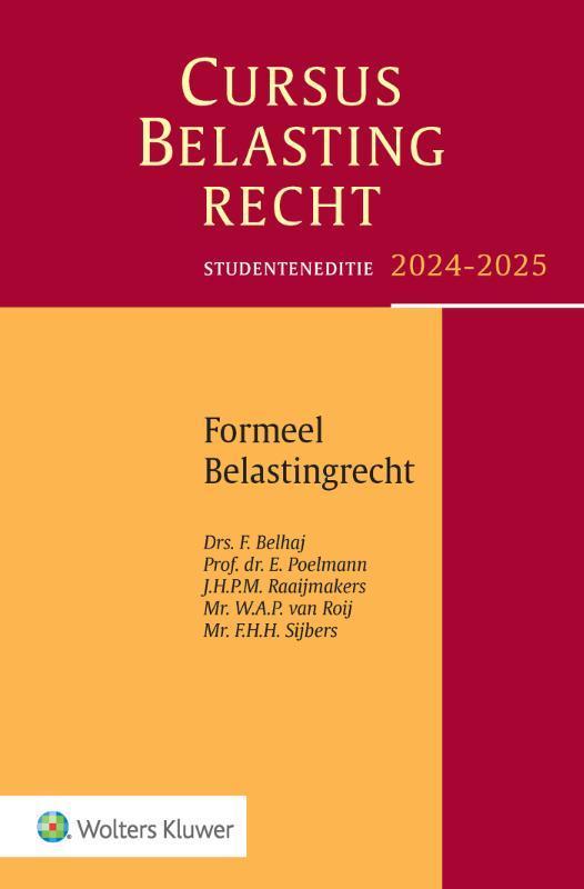 Cursus Belastingrecht Formeel Belastingrecht 2 9789013175622, Boeken, Studieboeken en Cursussen, Zo goed als nieuw, Verzenden
