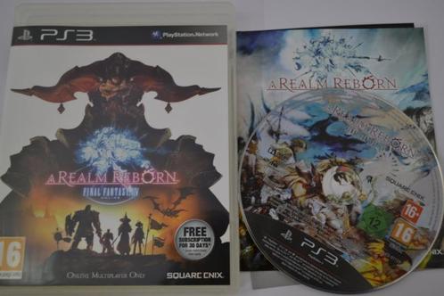 Final Fantasy XIV - A Realm Reborn (PS3), Spelcomputers en Games, Games | Sony PlayStation 3, 1 speler, Zo goed als nieuw, Online
