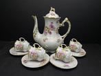 Limoges attr. Du XIX eme - Koffieservies - Zacht porcelein, Antiek en Kunst