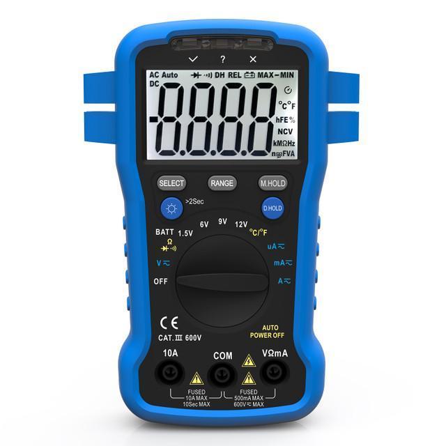 Digitale multimeter DC/AC spannings- stroommeter-Weerstand, Doe-het-zelf en Verbouw, Meetapparatuur, Multimeter, Nieuw, Ophalen of Verzenden