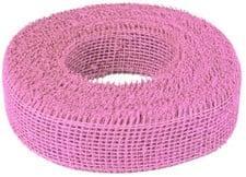 Jute band Roze 5 cm rol 40 meter, Hobby en Vrije tijd, Knutselen, Nieuw, Ophalen of Verzenden