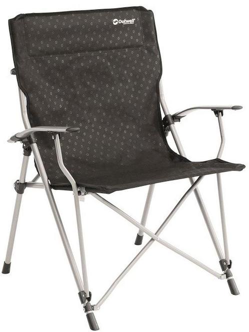 Outwell Goya XL vouwstoel - Zwart, Caravans en Kamperen, Kampeeraccessoires, Nieuw, Verzenden