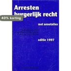 1997 Arresten burgerlijk recht 9789027146038, Verzenden, Zo goed als nieuw, Prof. Mr. T.A.W. Sterk