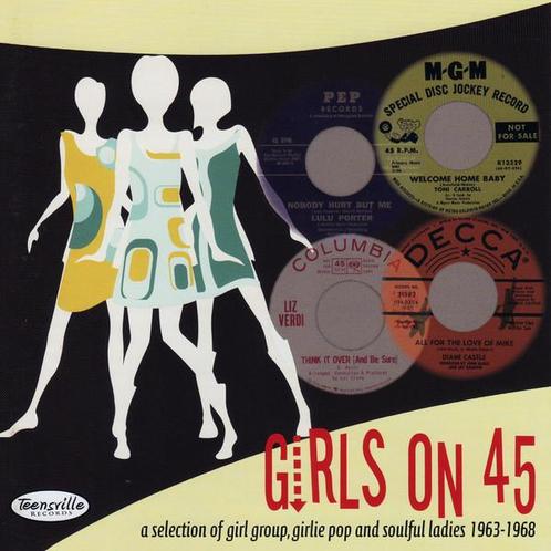 cd - Various - Girls On 45: A Collection Of Girl Groups,..., Cd's en Dvd's, Cd's | Overige Cd's, Zo goed als nieuw, Verzenden
