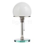 Tecnolumen Wagenfeld WG 24 Tafellamp, body transparant/voet, Huis en Inrichting, Lampen | Tafellampen, Verzenden, Nieuw