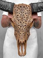 Geen minimumprijs - Authentieke grote bruine gebeeldhouwde, Antiek en Kunst