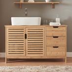 Wastafelonderkast Boksereys bamboe naturel 60x100x35 cm [en., Verzenden, Nieuw