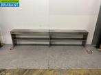 RVS Warmtebrug Warmhoudbrug Verwarmde etagere 299 cm Horeca, Ophalen of Verzenden, Gebruikt