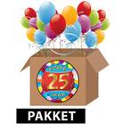 25 jaar feestartikelen pakket - 25 jaar versiering, Hobby en Vrije tijd, Feestartikelen, Nieuw, Ophalen of Verzenden