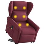 vidaXL Sta-op-massagestoel elektrisch verstelbaar stof, Huis en Inrichting, Fauteuils, Verzenden, Nieuw