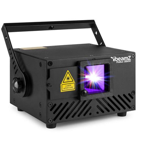 BeamZ 2500 Pollux laser RGB - Multicolor 2500mW analoge lase, Muziek en Instrumenten, Licht en Laser, Laser, Nieuw, Verzenden