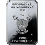 Kameroen. 1000 Francs 2021 Strength Tarot, (.999) Black