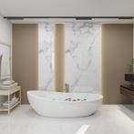 Douche achterwand Bladel set van 16 panelen 120x60 cm White, Doe-het-zelf en Verbouw, Platen en Panelen, Verzenden, Nieuw