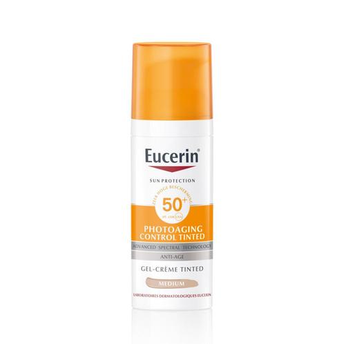 Eucerin Sun Photoaging Control CC Cream Medium SPF 50 50 ml, Diversen, Verpleegmiddelen, Nieuw, Verzenden