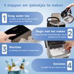 IJsblokjesmachine – 14kg/24 uur – IJsmachine - IJsblokjesmak, Huis en Inrichting, Verzenden, Nieuw