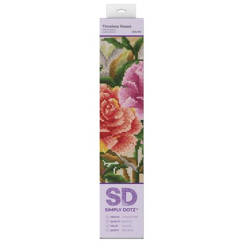 Diamond Dotz® Timeless Roses Diamond Painting +/- 32x32cm, Hobby en Vrije tijd, Knutselen, Ophalen of Verzenden