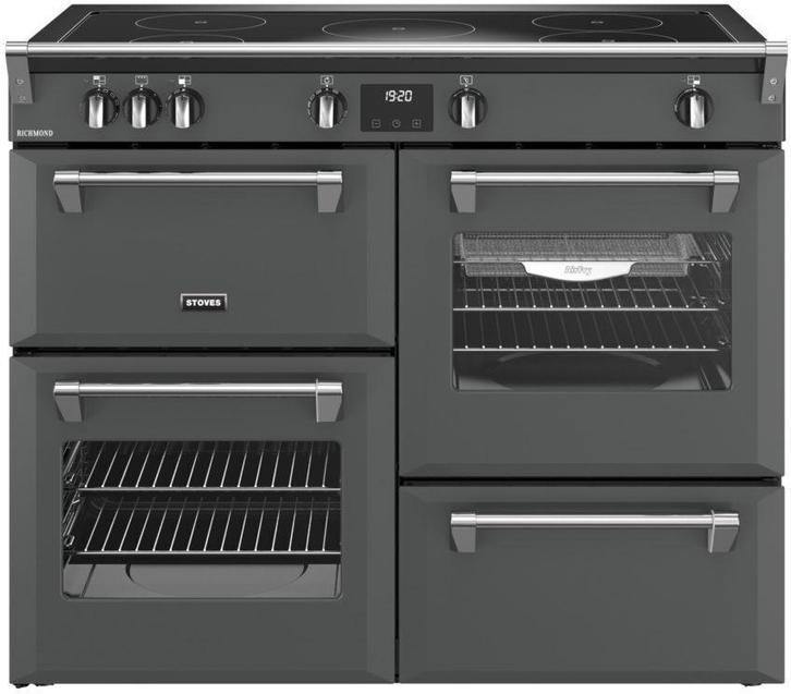 Stoves Richmond 110 Ei TCH inductie fornuis - antraciet - 11, Witgoed en Apparatuur, Fornuizen, 60 cm of meer, Vrijstaand, 5 kookzones of meer