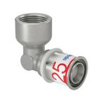 Uponor S-Press Plus perskoppeling 3/4 binnendraad x Ø25 kni, Verzenden, Nieuw