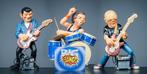 Bieden; - Drie beelden van muzikanten, Ophalen of Verzenden