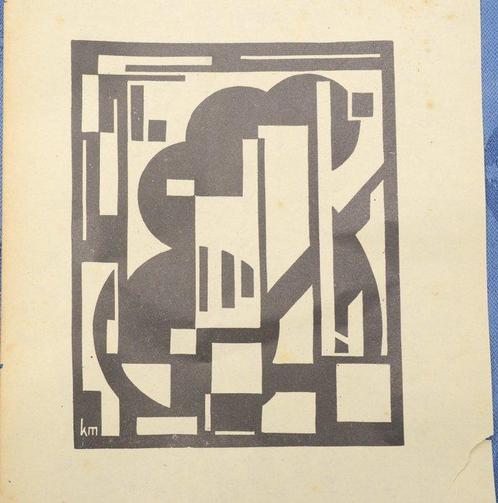 Karel Maes (1900-1974) - Compositie Het Overzicht, Antiek en Kunst, Antiek | Overige Antiek