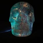 356 g Fluorit „Seherstein“ – transluzente kristalschedel met