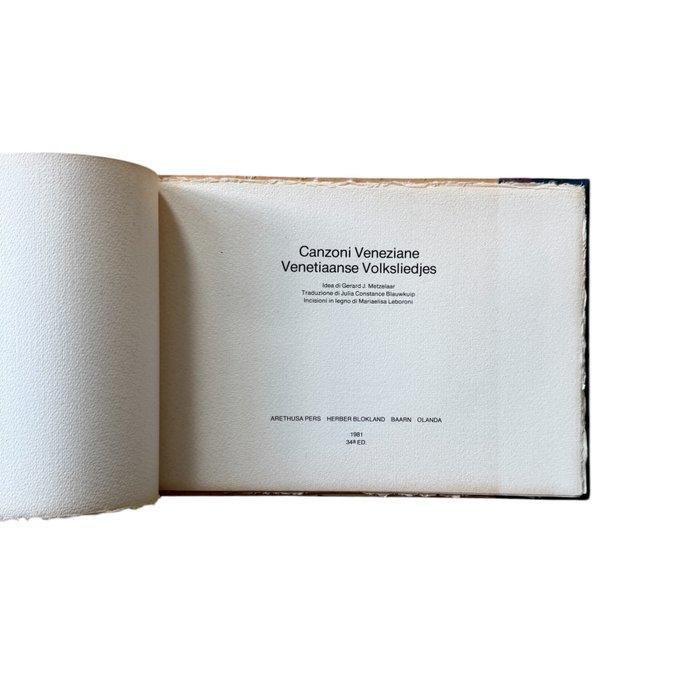 Gerard J. Metzelaar / Mariaelisa Leboroni - Canzoni, Antiek en Kunst, Antiek | Boeken en Bijbels
