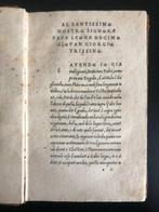 Gian Giorgio Trissino - Sophonisba & Rime - 1529, Antiek en Kunst, Antiek | Boeken en Bijbels