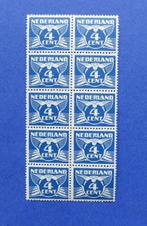 Nederland 1941 - Vliegende Duif Lebeau 4ct in RASTERDIEPDRUK, Postzegels en Munten, Postzegels | Nederland, Gestempeld