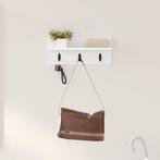 vidaXL Wandgemonteerde kapstok Wit 40 x 10.5 x 18 cm Bewerkt, Verzenden, Nieuw