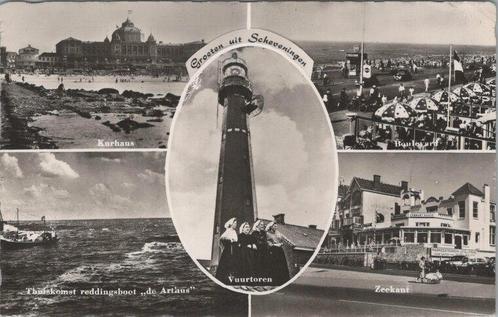 SCHEVENINGEN - Meerluik Groeten uit Scheveningen, Verzamelen, Ansichtkaarten | Nederland, Verzenden