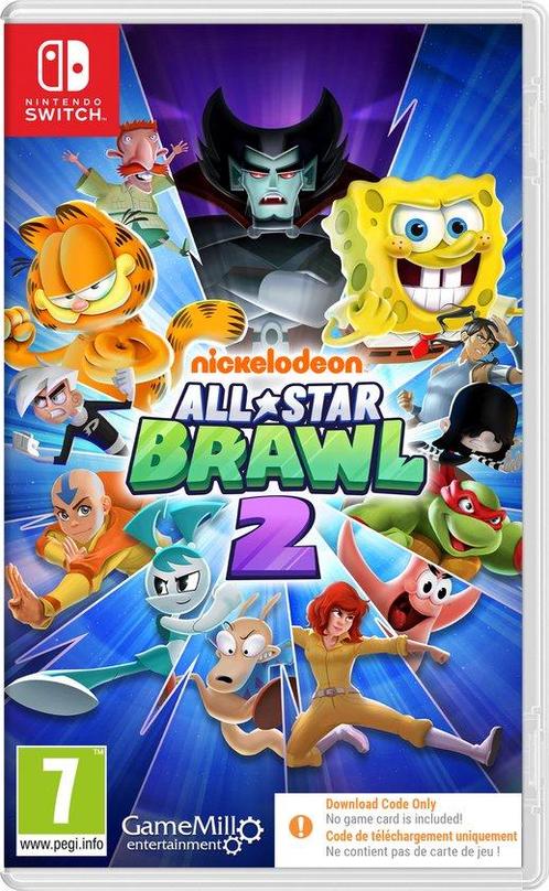 Nickelodeon All-Star Brawl 2 - Switch (Code in a Box), Spelcomputers en Games, Spelcomputers | Nintendo Wii U, Verzenden