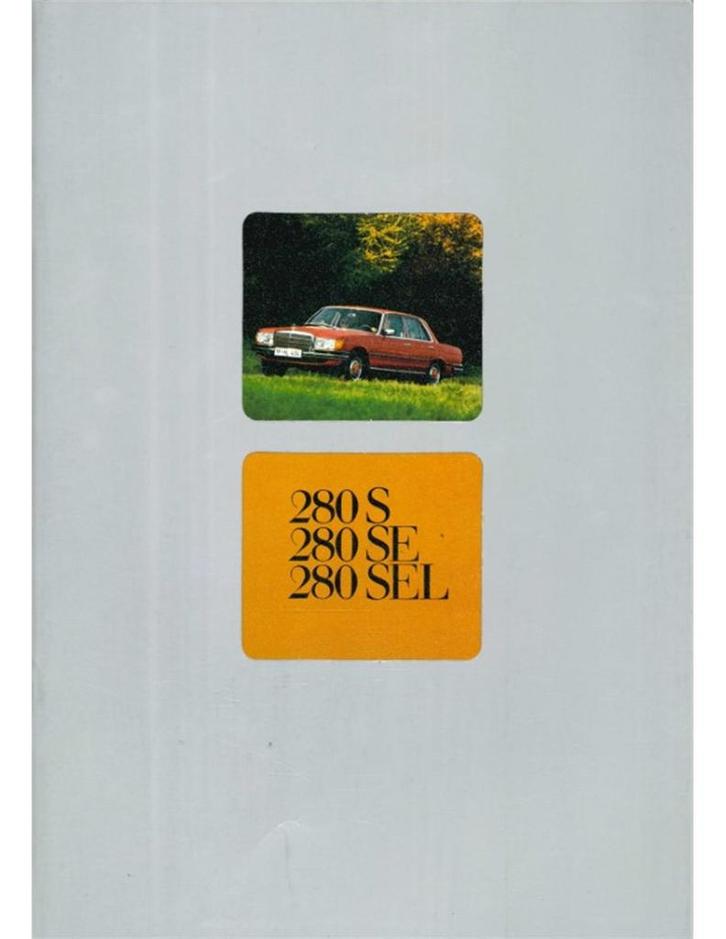 1976 MERCEDES BENZ S KLASSE BROCHURE NEDERLANDS, Boeken, Auto's | Folders en Tijdschriften