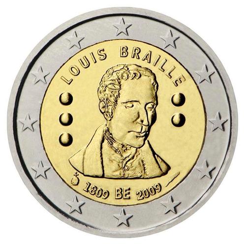 België 2 Euro Braille 2009 UNC, Postzegels en Munten, Munten | Europa | Euromunten, Verzenden