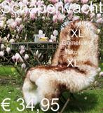 Schapenvacht BRUIN GEMELEERD schapenhuid schapenvel € 34,95, Huis en Inrichting, Ophalen of Verzenden, Nieuw