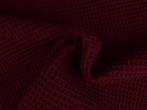 Wafelstof – Bordeaux rood, Hobby en Vrije tijd, Stoffen en Lappen, 120 cm of meer, Ophalen of Verzenden, Katoen, Rood