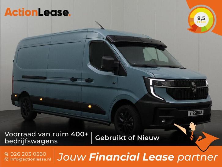 Renault Master L3 H2 2024 €536 per maand, Auto's, Bestelauto's, Dealer onderhouden, Te koop, Grijs, Handgeschakeld, Financial lease