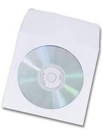 Papieren sleeves voor 1 CD / DVD met zelfklevende flap 10..., Verzenden, Nieuw