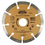 Benson Universele diamantschijf - getand - Ø 115 mm - voo.., Doe-het-zelf en Verbouw, Gereedschap | Slijpmachines, Ophalen of Verzenden