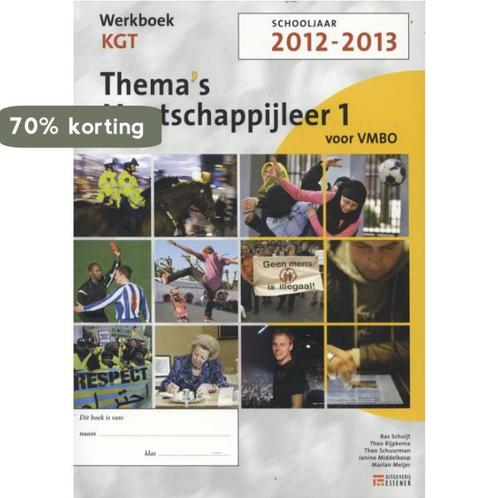 Werkboek 1 VMBO KGT 2012-2013 Themas maatschappijleer voor, Boeken, Schoolboeken, Zo goed als nieuw, Verzenden