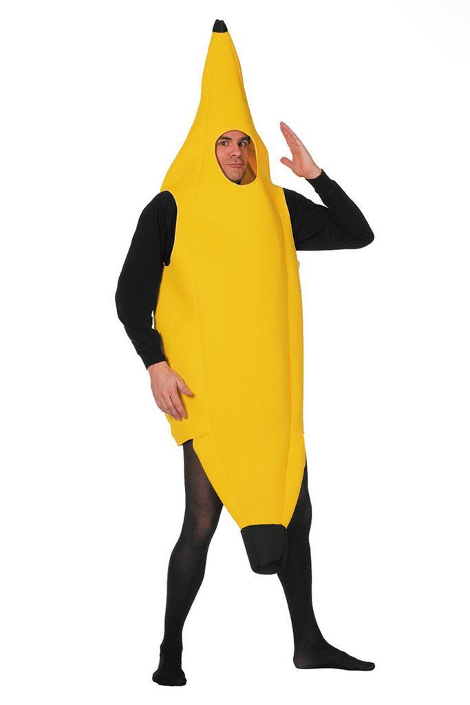 Bananen kostuum man, Kleding | Heren, Carnavalskleding en Feestkleding, Nieuw, Ophalen of Verzenden