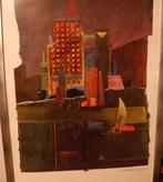 Robert Offord - Verkerke - Night on the Clock - Jaren 1990, Antiek en Kunst, Kunst | Tekeningen en Foto's