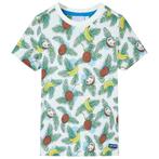 vidaXL Kindershirt met korte mouwen 140 meerkleurig, Verzenden, Nieuw