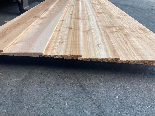 Western Red Cedar-Zweeds rabat-potdeksel planken-schutting, Doe-het-zelf en Verbouw, Hout en Planken, Overige houtsoorten, 300 cm of meer