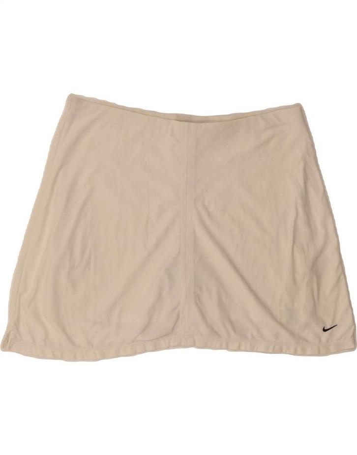 NIKE Womens Tennis Skirt UK 14/16 Large  Beige, Kleding | Dames, Rokken, Verzenden
