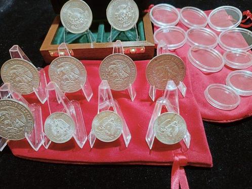 Verenigde Mexicaanse Staten. Set 10 Coins 198 Gr. Silver, Postzegels en Munten, Munten | Europa | Niet-Euromunten